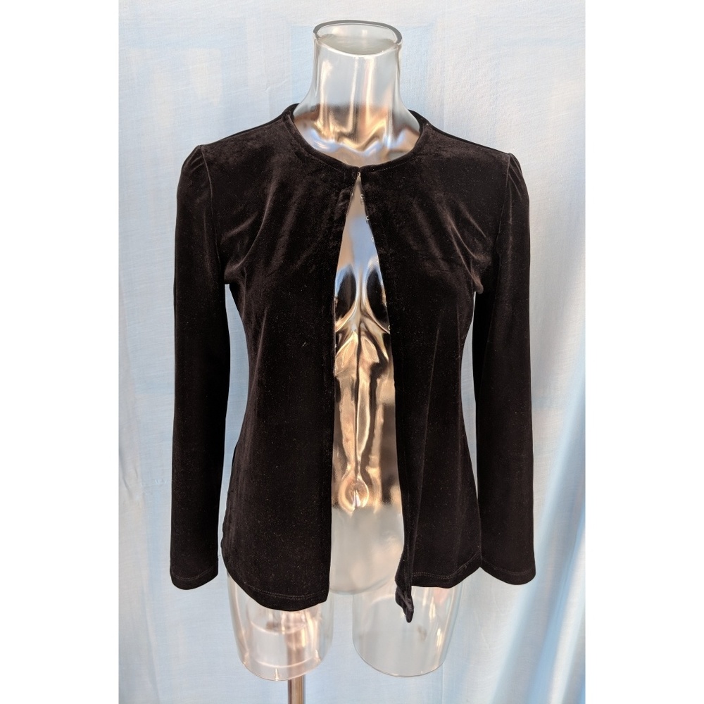 Black Velvet Cardigan